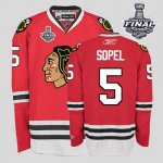 Jerseys Factory Cheap Blackhawks #5 Brent Sopel Embroidered Red