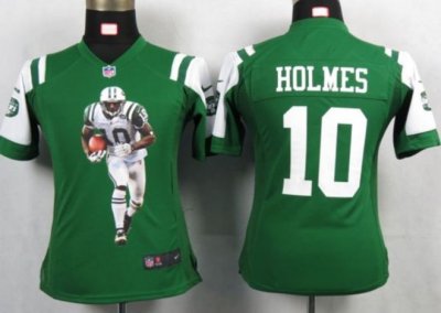 Jerseys Factory Cheap Nike Jets #10 Santonio Holmes Green Team C