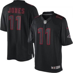 Jerseys Factory Cheap Nike Falcons #11 Julio Jones Black Men's E