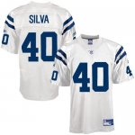 Jerseys Factory Cheap Colts #40 Jamie Silva White Stitched NFL J