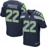 Jerseys Factory Cheap Nike Seahawks #22 C. J. Prosise Steel Blue