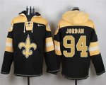 Jerseys Factory Cheap Nike Saints #94 Cameron Jordan Black Playe