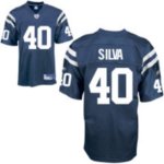 Jerseys Factory Cheap Colts #40 Jamie Silva Blue Stitched NFL Je