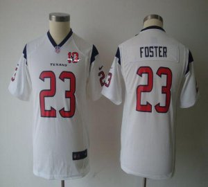 Jerseys Factory Cheap Nike Texans #23 Arian Foster White With 10