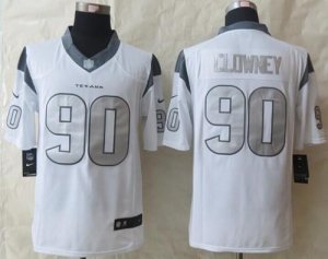 Jerseys Factory Cheap Nike Texans #90 Jadeveon Clowney White Men