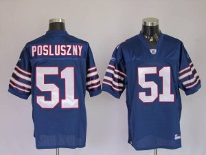Jerseys Factory Cheap Bills #51 Bill Posluszny Baby Blue Stitche