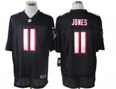 Jerseys Factory Cheap Nike Falcons #11 Julio Jones Black Alterna