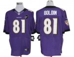 Jerseys Factory Cheap Nike Ravens #81 Anquan Boldin Purple Team