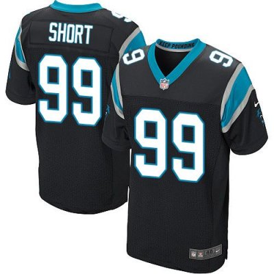 Jerseys Factory Cheap Nike Panthers #99 Kawann Short Black Team