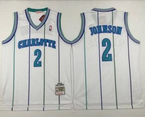 Jerseys Factory Cheap Mitchell And Ness Hornets #2 Larry Johnson