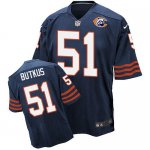 Jerseys Factory Cheap Nike Bears #51 Dick Butkus Navy Blue Throw