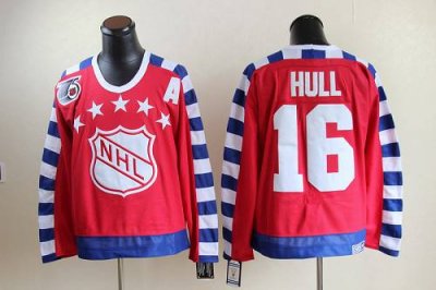 Jerseys Factory Cheap Blues #16 Brett Hull Red All Star CCM Thro