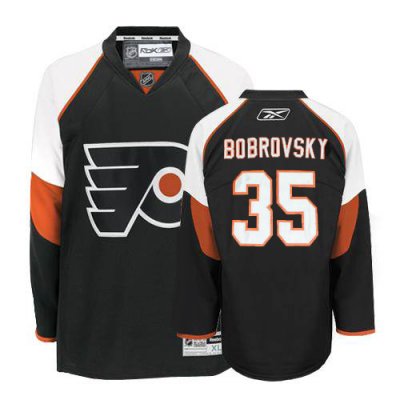 Jerseys Factory Cheap Flyers #35 Sergei Bobrovsky Embroidered Bl