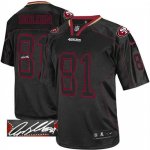 Jerseys Factory Cheap Nike 49ers #81 Anquan Boldin Lights Out Bl