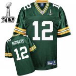 Jerseys Factory Cheap Packers #12 Aaron Rodgers Green Super Bowl