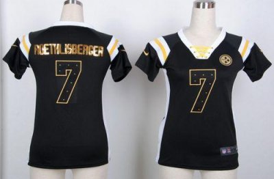 Jerseys Factory Cheap Nike Steelers #7 Ben Roethlisberger Black