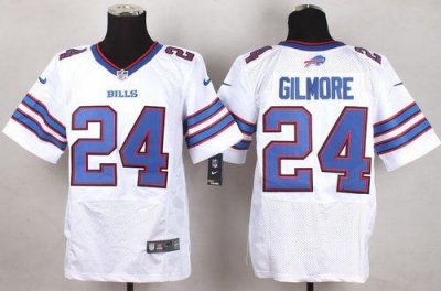 Jerseys Factory Cheap Nike Bills #24 Stephon Gilmore White Men's