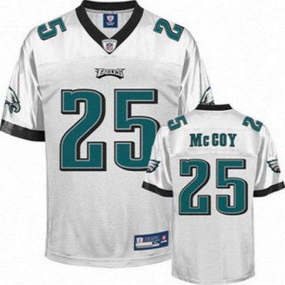Jerseys Factory Cheap Eagles #25 LeSean McCoy White Stitched NFL
