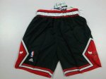 Jerseys Factory Cheap Chicago Bulls Black NBA Shorts