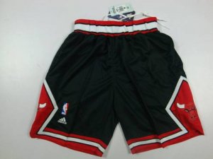 Jerseys Factory Cheap Chicago Bulls Black NBA Shorts