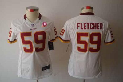 Jerseys Factory Cheap Nike Redskins #59 London Fletcher White Wi