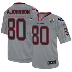 Jerseys Factory Cheap Nike Texans #80 Andre Johnson Lights Out G
