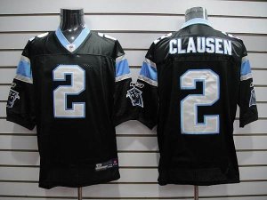 Jerseys Factory Cheap Panthers #2 Jimmy Clausen Black Stitched N