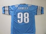 Jerseys Factory Cheap Lions #98 Nick Fairley Blue Stitched NFL J