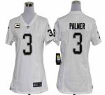 Jerseys Factory Cheap Nike Raiders #3 Carson Palmer White With C
