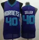 Jerseys Factory Cheap Revolution 30 Hornets #40 Cody Zeller Purp