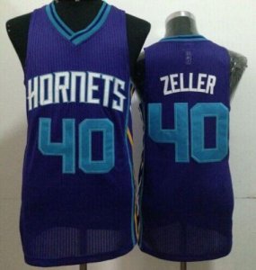 Jerseys Factory Cheap Revolution 30 Hornets #40 Cody Zeller Purp