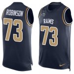 Jerseys Factory Cheap Nike Rams #73 Greg Robinson Navy Blue Team