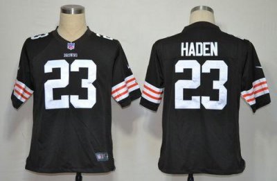 Jerseys Factory Cheap Nike Browns #23 Joe Haden Brown Team Color