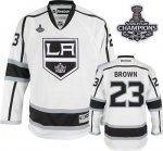 Jerseys Factory Cheap Kings #23 Dustin Brown 2012 Stanley Cup Ch