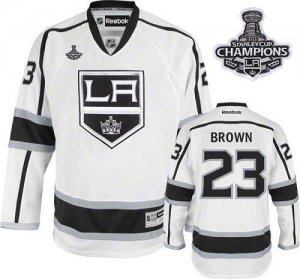Jerseys Factory Cheap Kings #23 Dustin Brown 2012 Stanley Cup Ch