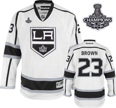 Jerseys Factory Cheap Kings #23 Dustin Brown 2012 Stanley Cup Ch