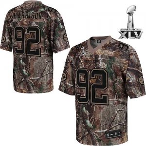 Jerseys Factory Cheap Steelers #92 James Harrison Camouflage Rea