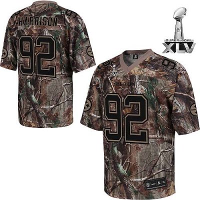 Jerseys Factory Cheap Steelers #92 James Harrison Camouflage Rea