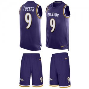 Jerseys Factory Cheap Nike Ravens #9 Justin Tucker Purple Team C