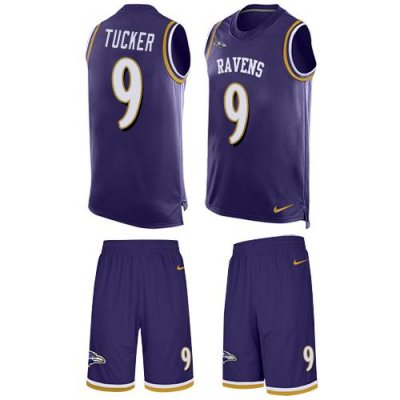 Jerseys Factory Cheap Nike Ravens #9 Justin Tucker Purple Team C