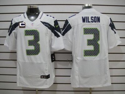 Jerseys Factory Cheap Nike Seahawks #3 Russell Wilson White With