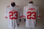 Jerseys Factory Cheap Nike 49ers #23 LaMichael James White Men's