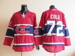 Jerseys Factory Cheap Canadiens #72 Erik Cole Red New CA Embroid
