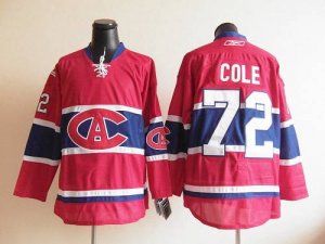 Jerseys Factory Cheap Canadiens #72 Erik Cole Red New CA Embroid