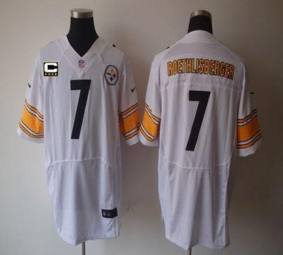 Jerseys Factory Cheap Nike Steelers #7 Ben Roethlisberger White