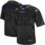 Jerseys Factory Cheap Nike Ravens #92 Haloti Ngata New Lights Ou