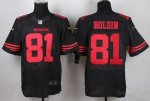 Jerseys Factory Cheap Nike 49ers #81 Anquan Boldin Black Alterna