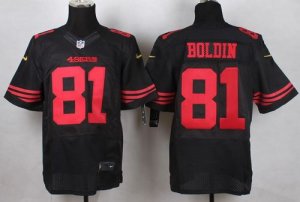 Jerseys Factory Cheap Nike 49ers #81 Anquan Boldin Black Alterna