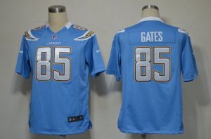 Jerseys Factory Cheap Nike Chargers #85 Antonio Gates Electric B