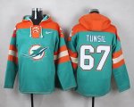 Jerseys Factory Cheap Nike Dolphins #67 Laremy Tunsil Aqua Green